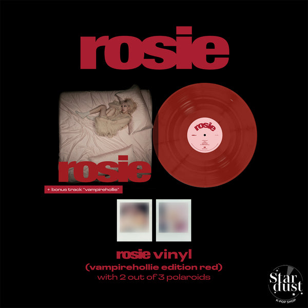 ROSÉ - ROSIE [1st Studio Album] LP Vampirehollie Red Ver.
