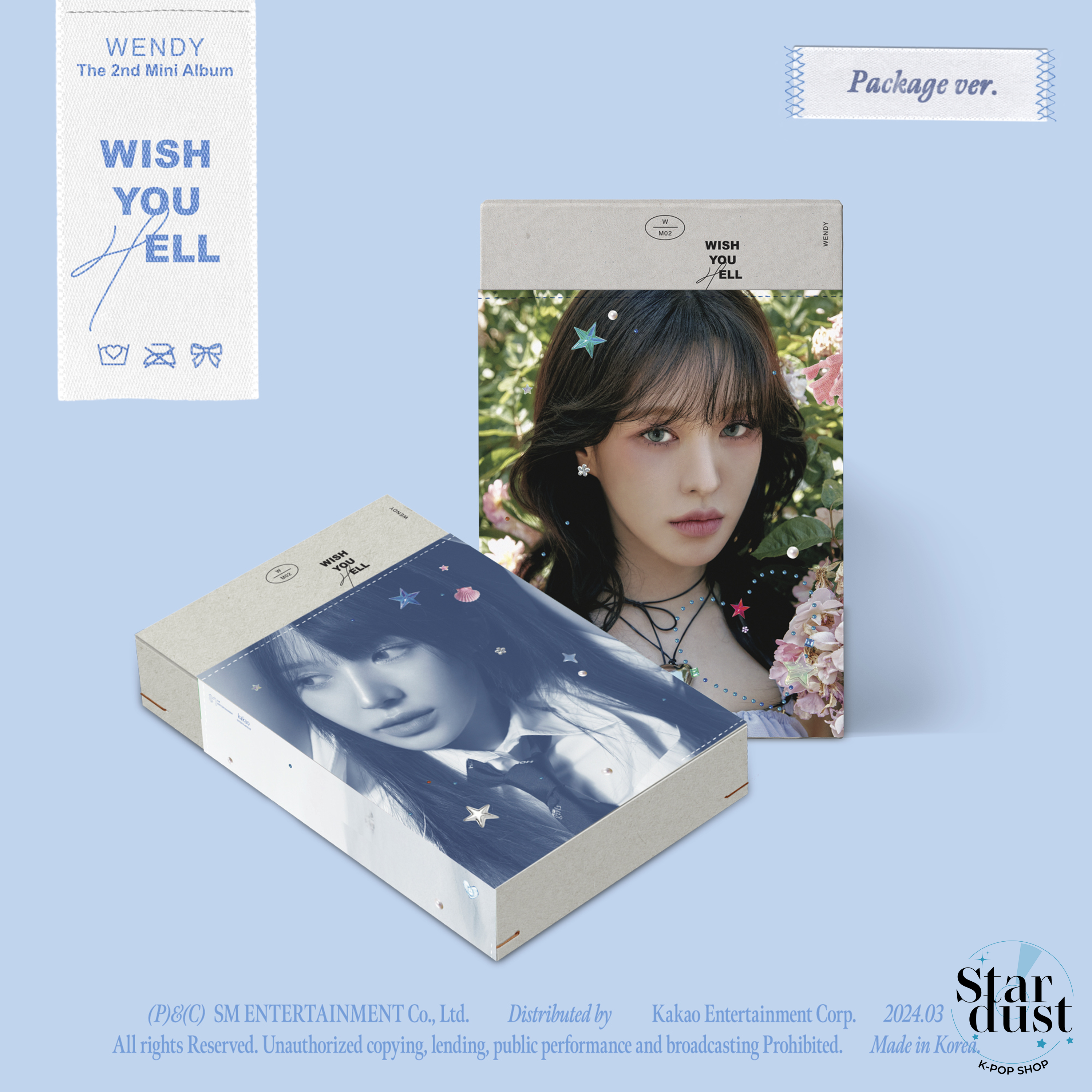 WENDY - WISH YOU HELL [2nd Mini Album] Package Ver. - Stardust K-pop Shop