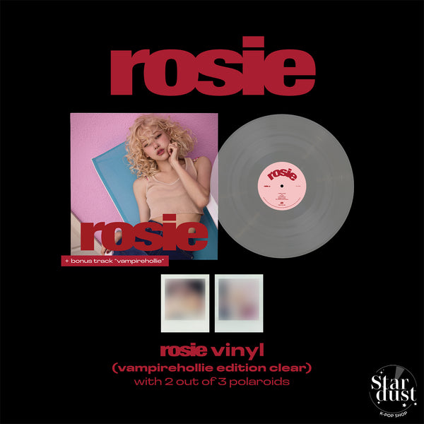 ROSÉ - ROSIE [1st Studio Album] LP Vampirehollie Clear Ver.