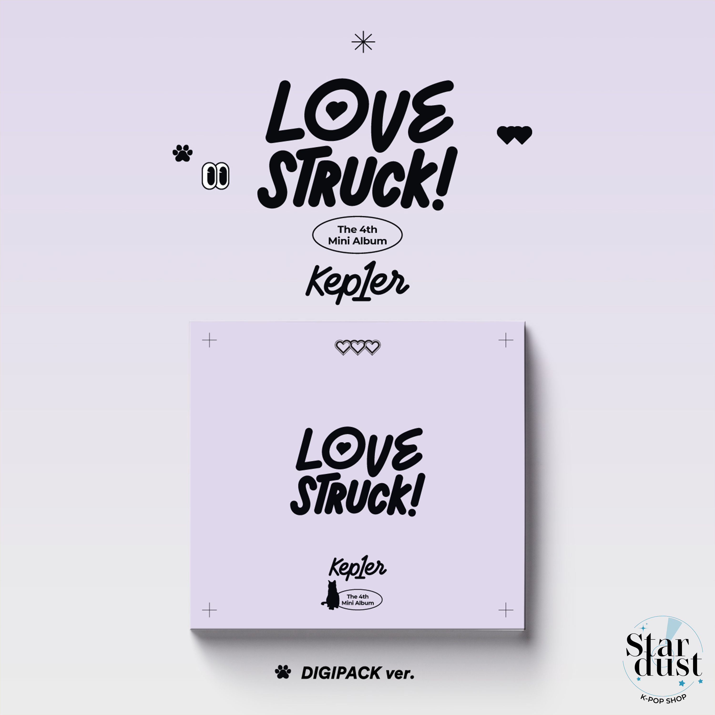 KEP1ER - LOVESTRUCK! [4th Mini Album] Digipack Ver. - Stardust K-pop Shop
