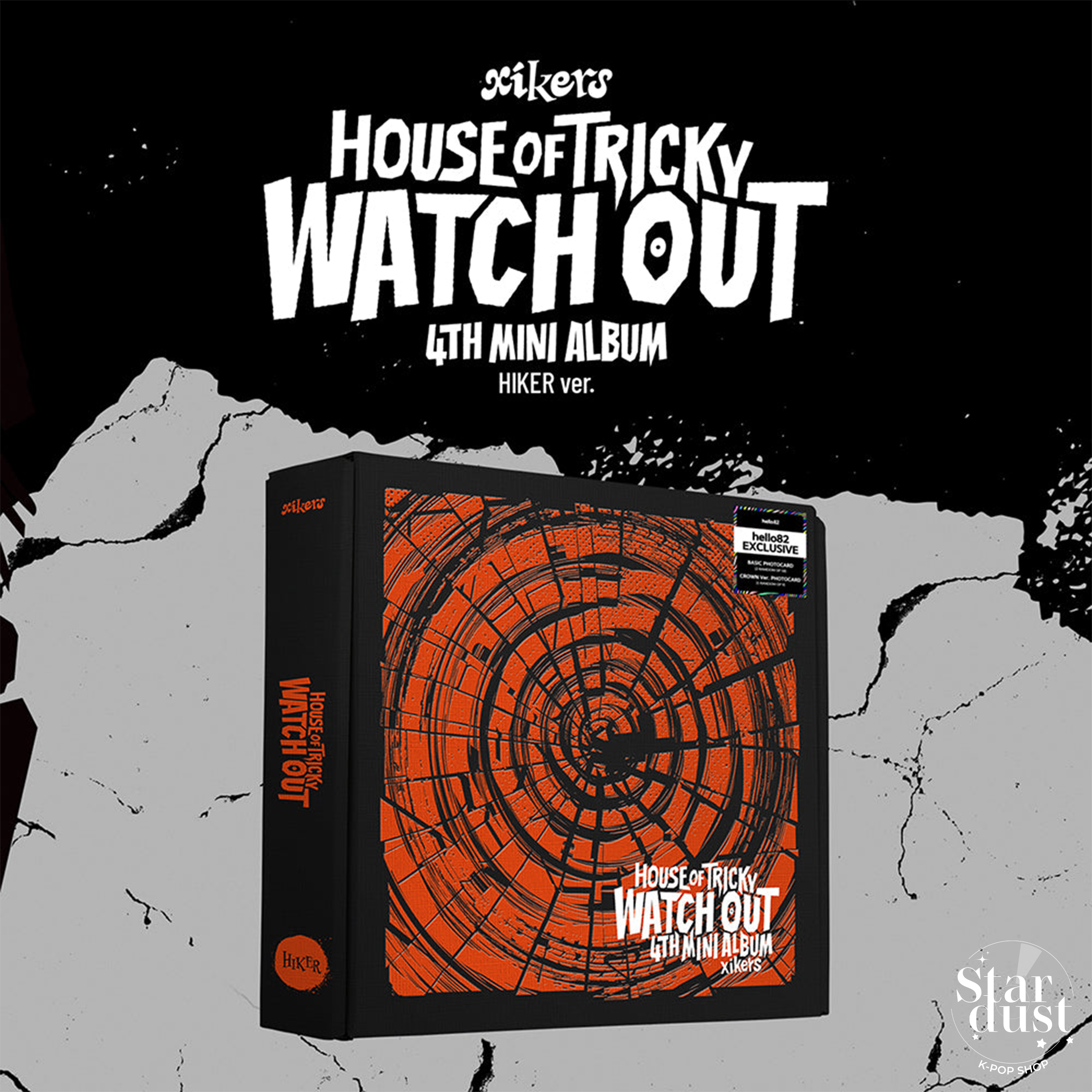 xikers - HOUSE OF TRICKY : WATCH OUT [4th Mini Album] hello82 Pop-Up Exclusive - Stardust K-pop Shop