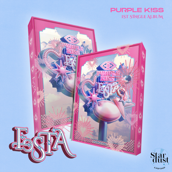 PURPLE KISS - FESTA [1st Single Album] + POSTER
