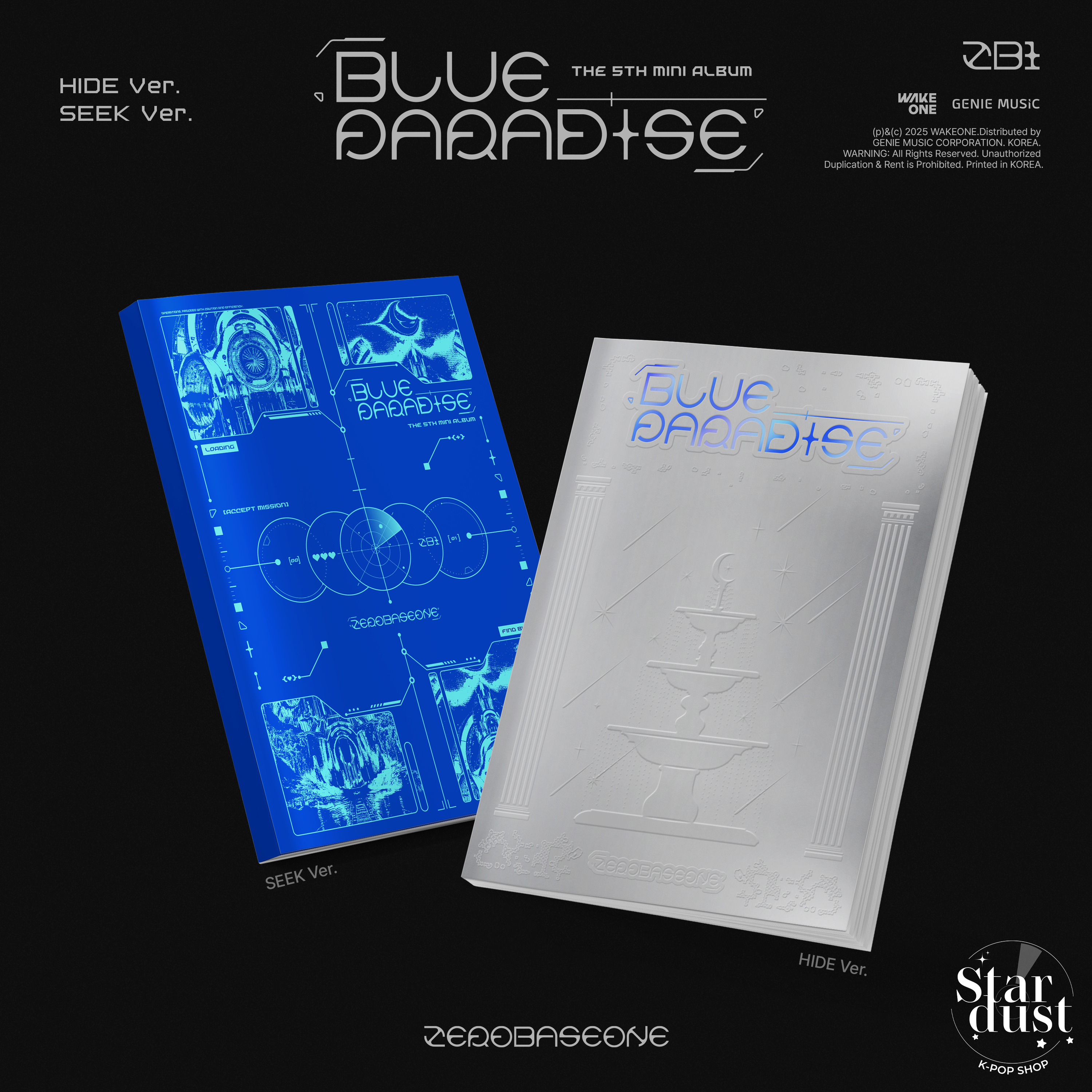 ZEROBASEONE - BLUE PARADISE [5th Mini Album] - Stardust K-pop Shop