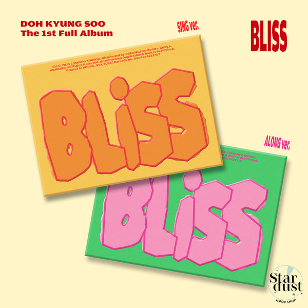 DOH KYUNGSOO (D.O) - BLISS [1st Full Album]