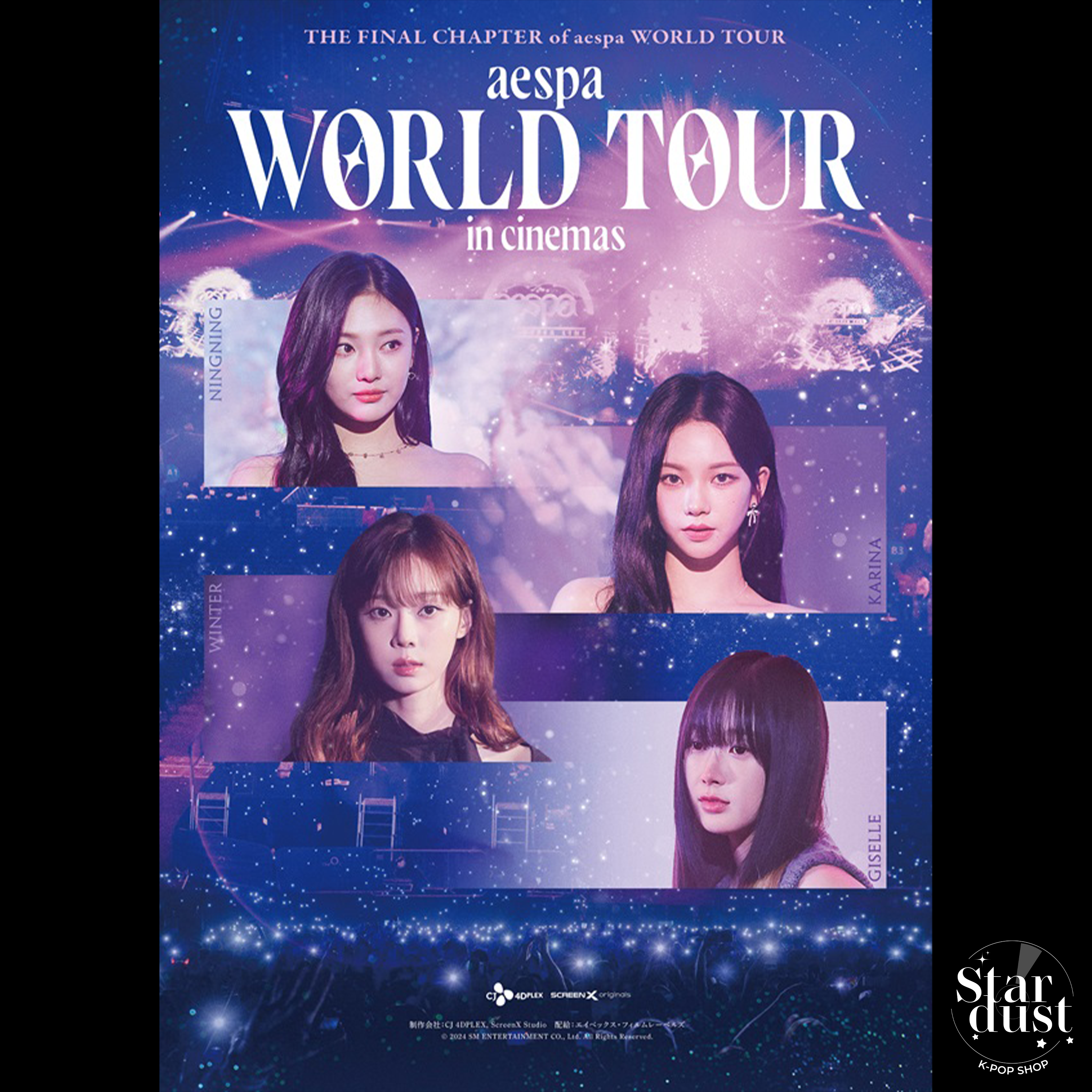 AESPA - WORLD TOUR IN CINEMAS [Japan Ver.] Standard Edition Blu-Ray - Stardust K-pop Shop