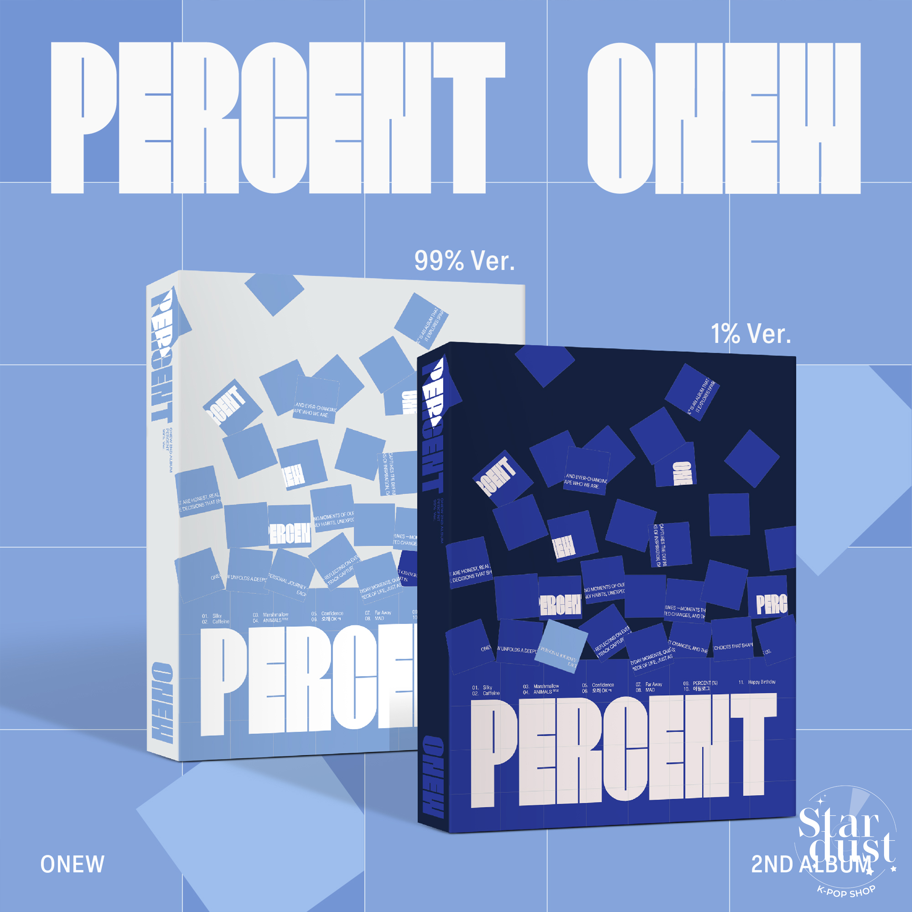 ONEW - PERCENT [2nd Album] Photobook Ver. - Stardust K-pop Shop