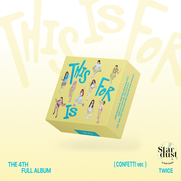 TWICE - THIS IS FOR [4th Album] Confetti Ver.