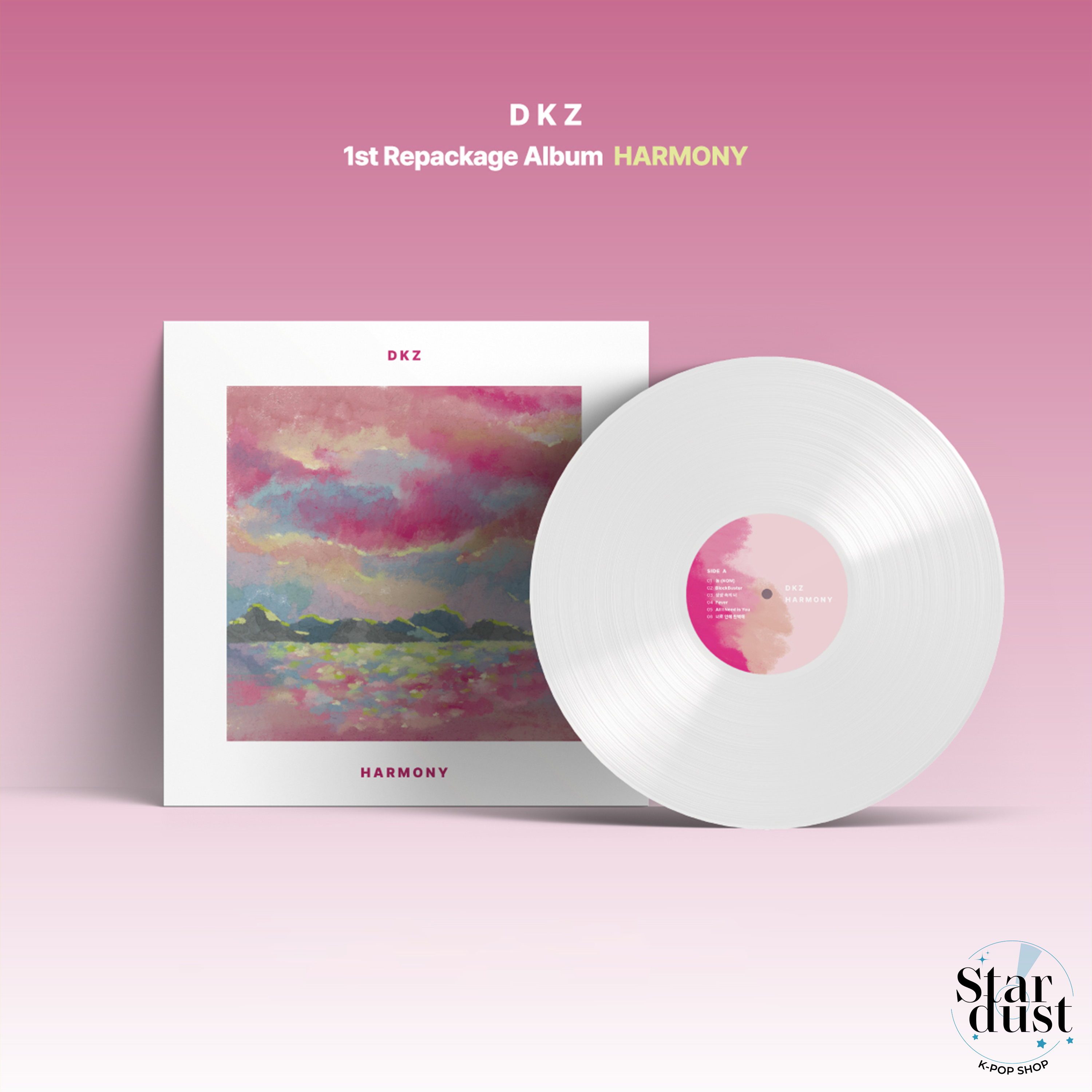 DKZ - HARMONY [1st Repackage Album] Vinyl / LP Ver. - Stardust K-pop Shop