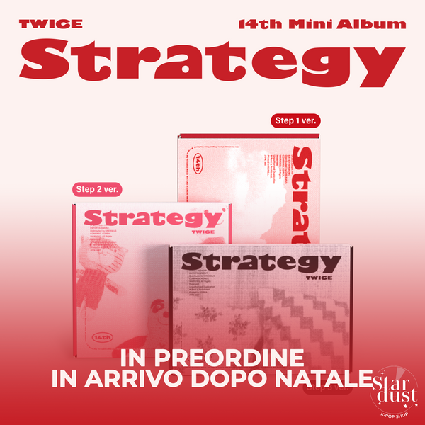 [PRE-ORDER] TWICE - STRATEGY [14th Mini Album] + POB & POSTER