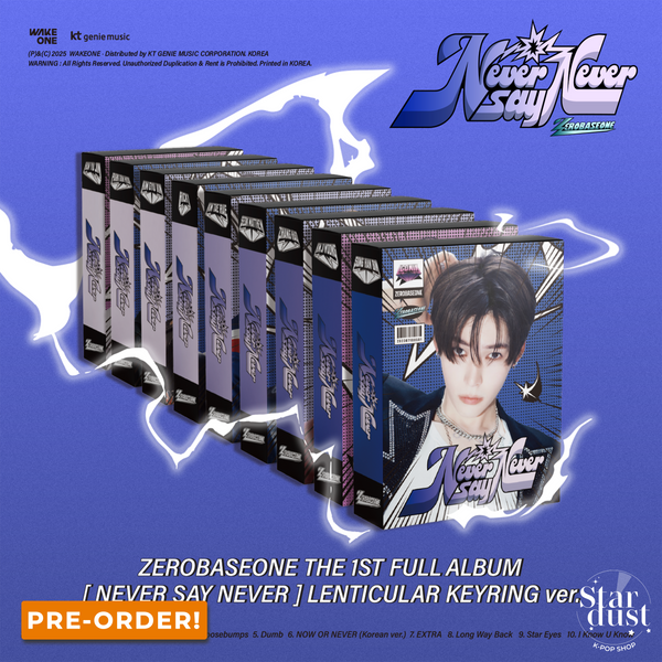 [PRE-ORDER] ZEROBASEONE - NEVER SAY NEVER [1st Full Album] Lenticular Keyring Ver.