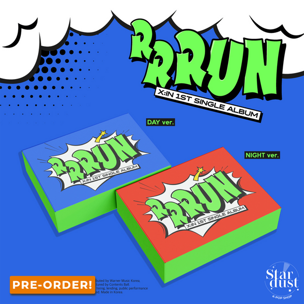 [PRE-ORDER] X:IN - RRRUN [1st Single Album]