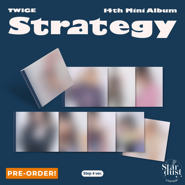 [PRE-ORDER] TWICE - STRATEGY [12th Mini Album] Step4 Ver. + POB