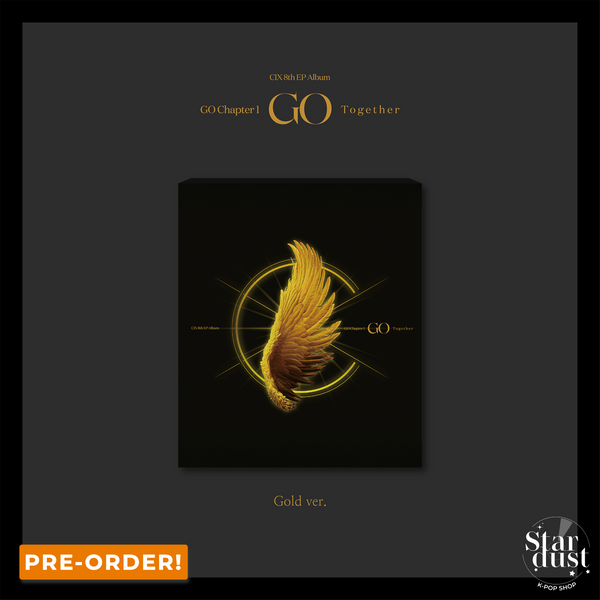 [PRE-ORDER] CIX - GO Chapter 1: GO TOGETHER [8th Mini Album] Gold Ver.