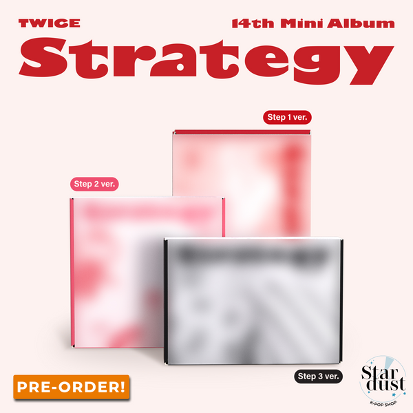 [PRE-ORDER] TWICE - STRATEGY [14th Mini Album] + POB & POSTER