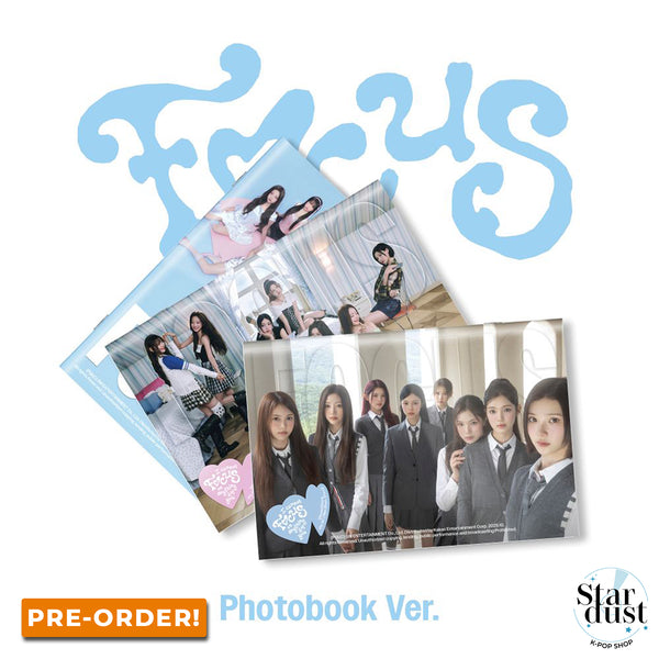 HEARTS2HEARTS - FOCUS [1st Mini Album] Photobook Ver - Stardust K-Pop Shop