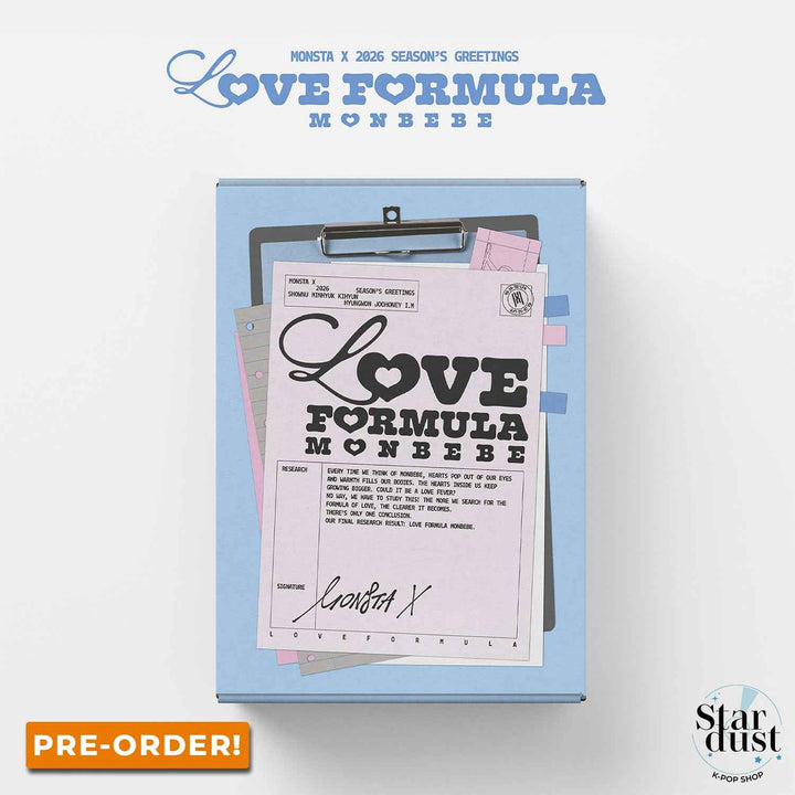 [PRE-ORDER] MONSTA X - 2026 SEASON'S GREETINGS [Love Formula MONBEBE] + POB
