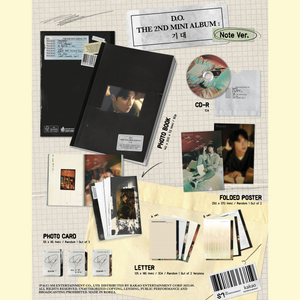 D.O - EXPECTATION [2nd Mini Album] Note Ver. - Stardust K-pop Shop