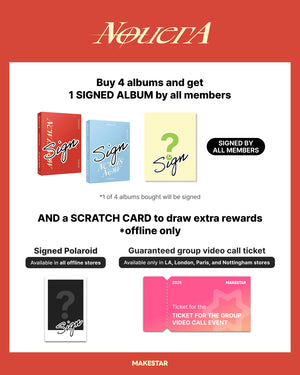 [ALBUM EVENT] NouerA - CHAPTER: NEW IS NOW [1st Mini Album] Pocaalbum Ver. - Stardust K-pop Shop