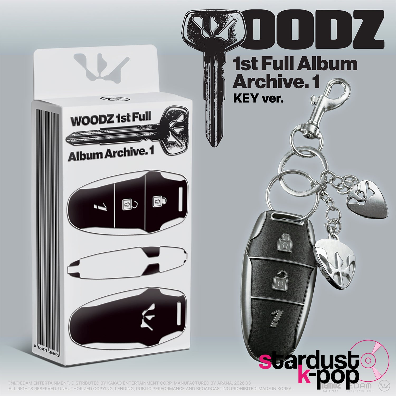 WOODZ - Archive. 1 [1st Full Album] Key Ver. stardust kpop shop
