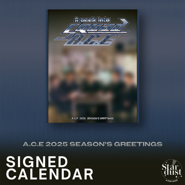[SIGNED CALENDAR] A.C.E - 2025 SEASON'S GREETINGS [A Peek Into Squad A.C.E] - Stardust K-pop Shop
