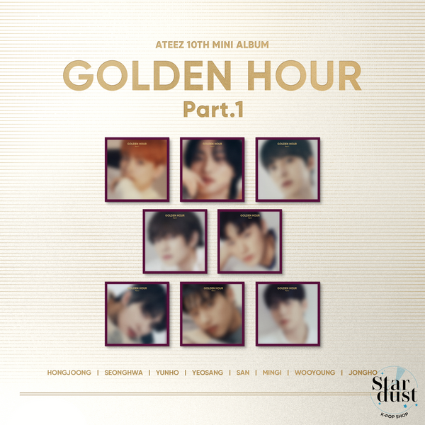 ATEEZ - GOLDEN HOUR: PART 1 [10th Mini Album] Digipack Ver. - Stardust K-pop Shop
