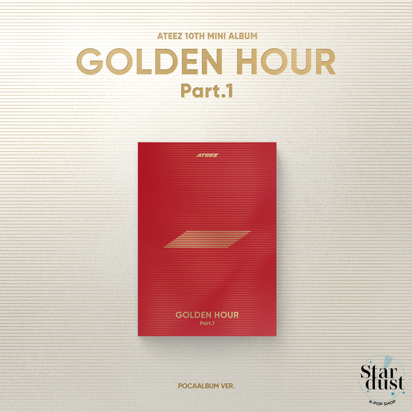 ATEEZ - GOLDEN HOUR: PART. 1 [10th Mini Album] Poca Album Ver. - Stardust K-pop Shop