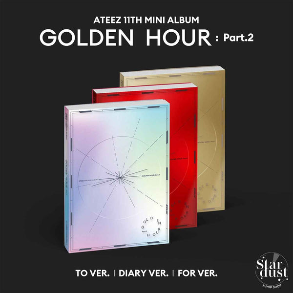 ATEEZ - GOLDEN HOUR : Part.2 [11th Mini Album] Photobook Ver. - Stardust K-Pop Shop