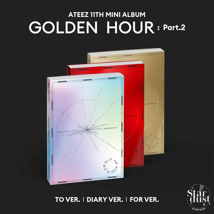ATEEZ - GOLDEN HOUR : Part.2 [11th Mini Album] Photobook Ver. - Stardust K-Pop Shop