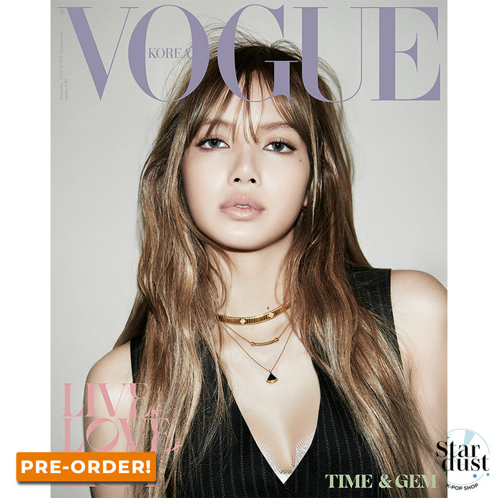 BLACKPINK LISA - Vogue Korea - Cover A - Dicembre 2025 - Stardust K-Pop Shop - Magazine