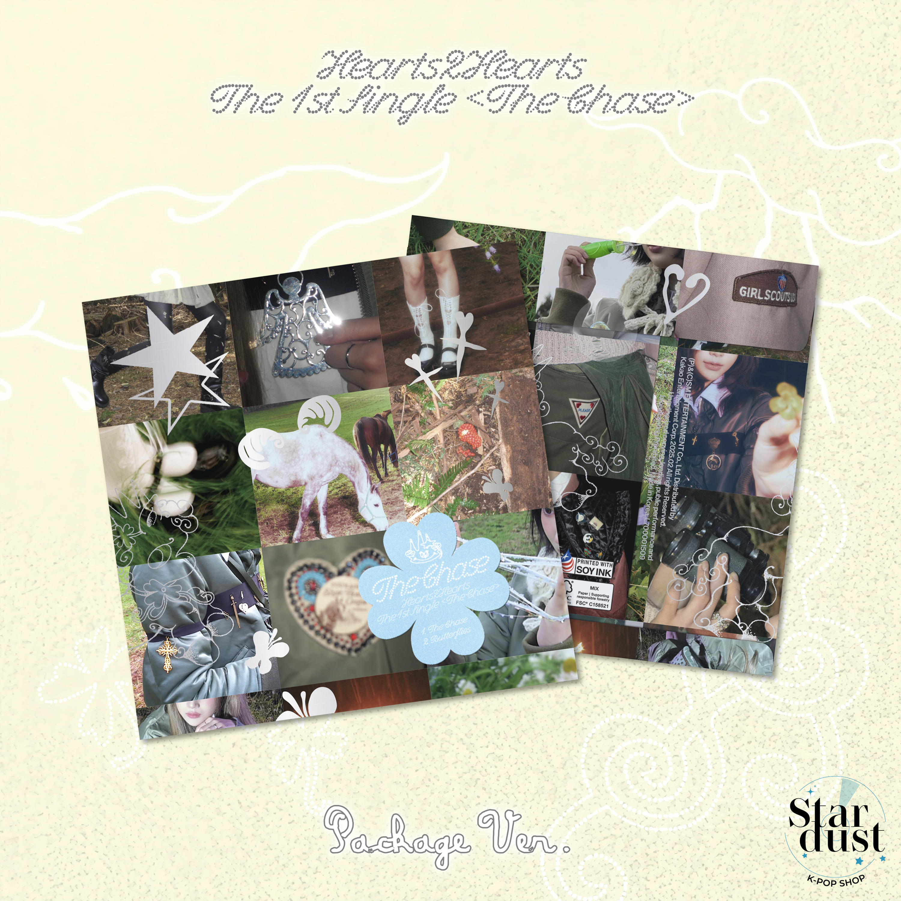 HEARTS2HEARTS - THE CHASE [1st Single Album] Package Ver. - Stardust K-pop Shop
