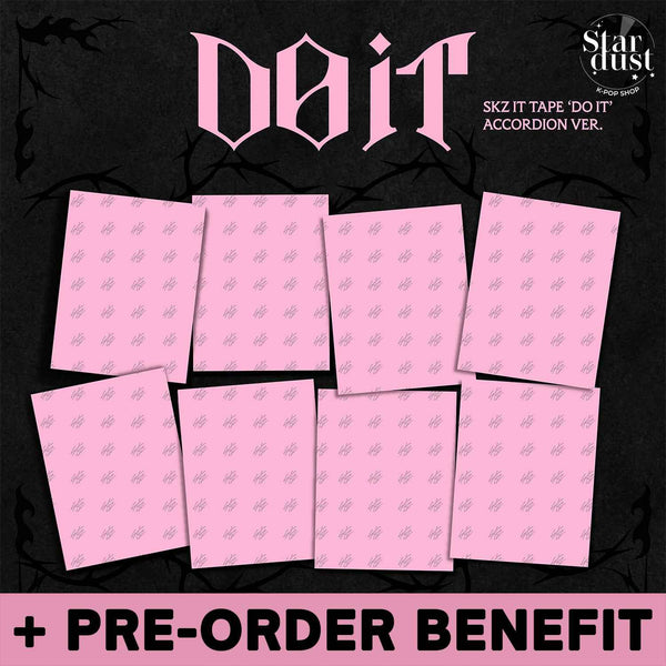 STRAY KIDS - SKZ IT TAPE [DO IT] Accordion Ver. + PHOTOCARD PRE-ORDER BENEFIT