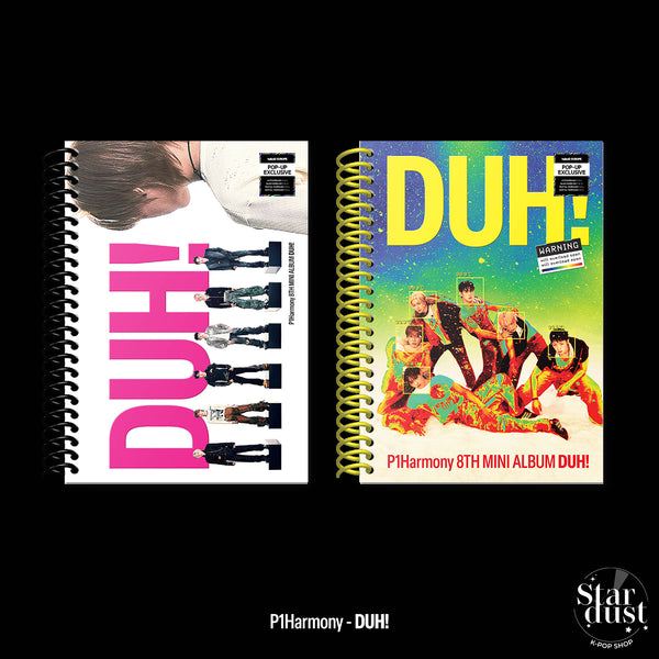 P1Harmony - DUH! [8th Mini Album] Europe POP-UP Exclusive Photobook Ver.
