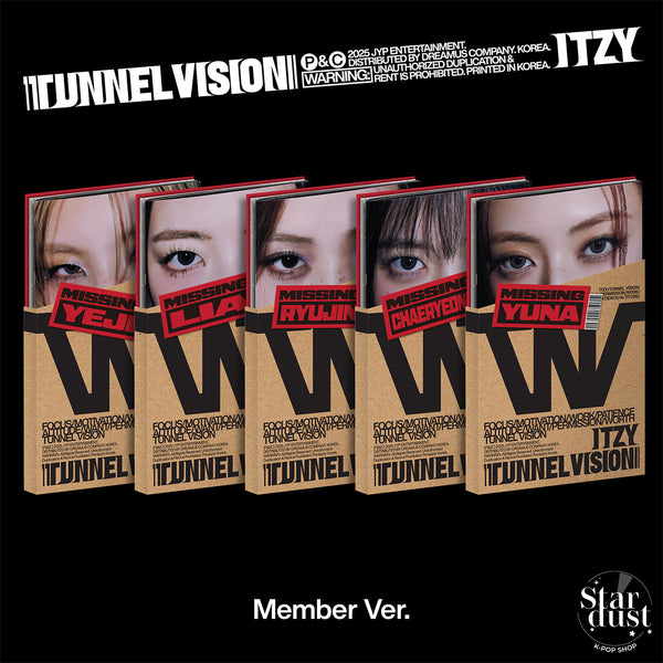 ITZY - TUNNEL VISION [11th Mini Album] Member Ver.