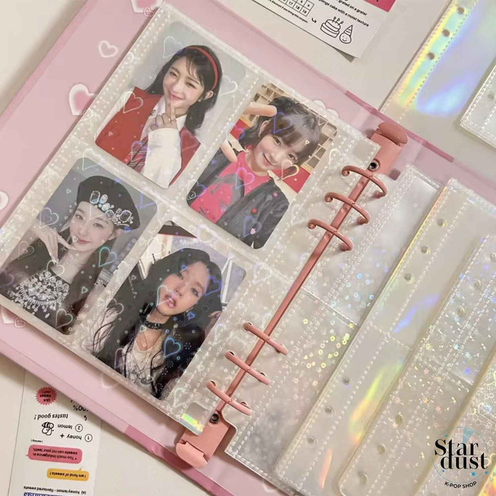 A5 PHOTOCARD 4-POCKET HOLO PAGES (10 PAGINE)