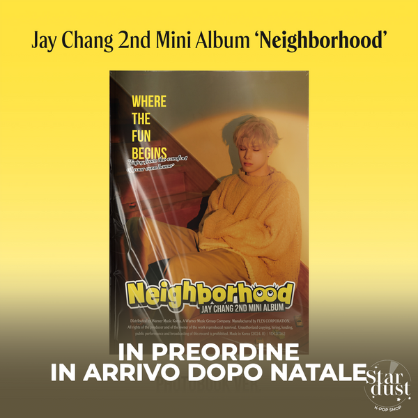 [PRE-ORDER] JAY CHANG - NEIGHBORHOOD [2nd Mini Album]