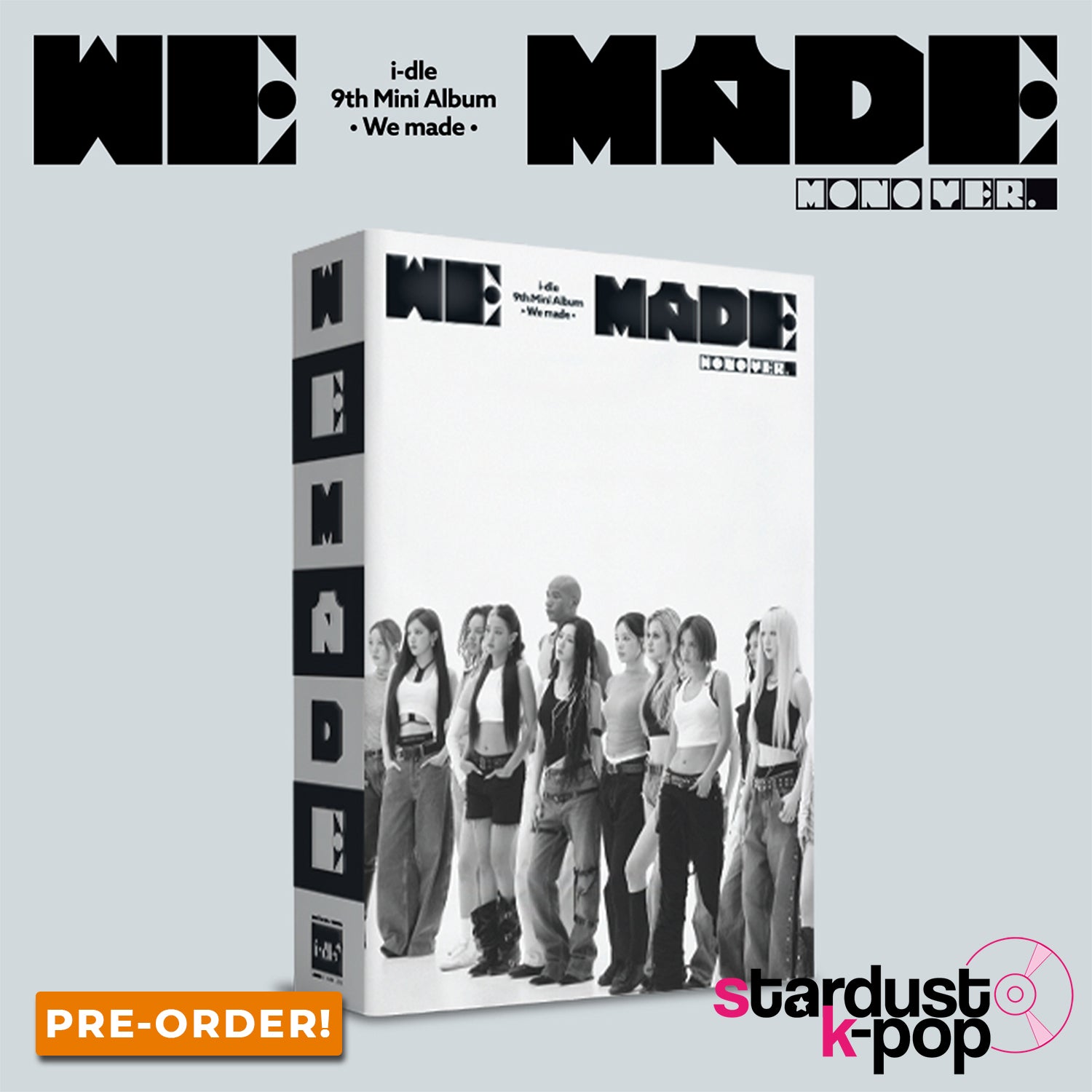 [PRE-ORDER] i-dle - WE MADE [9th Mini Album] Mono Ver.