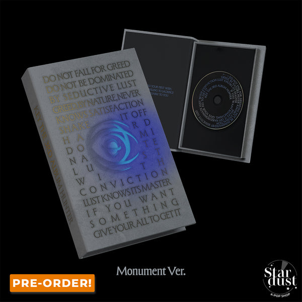 [PRE-ORDER] KEY - HUNTER [3rd Album] Monument Ver.