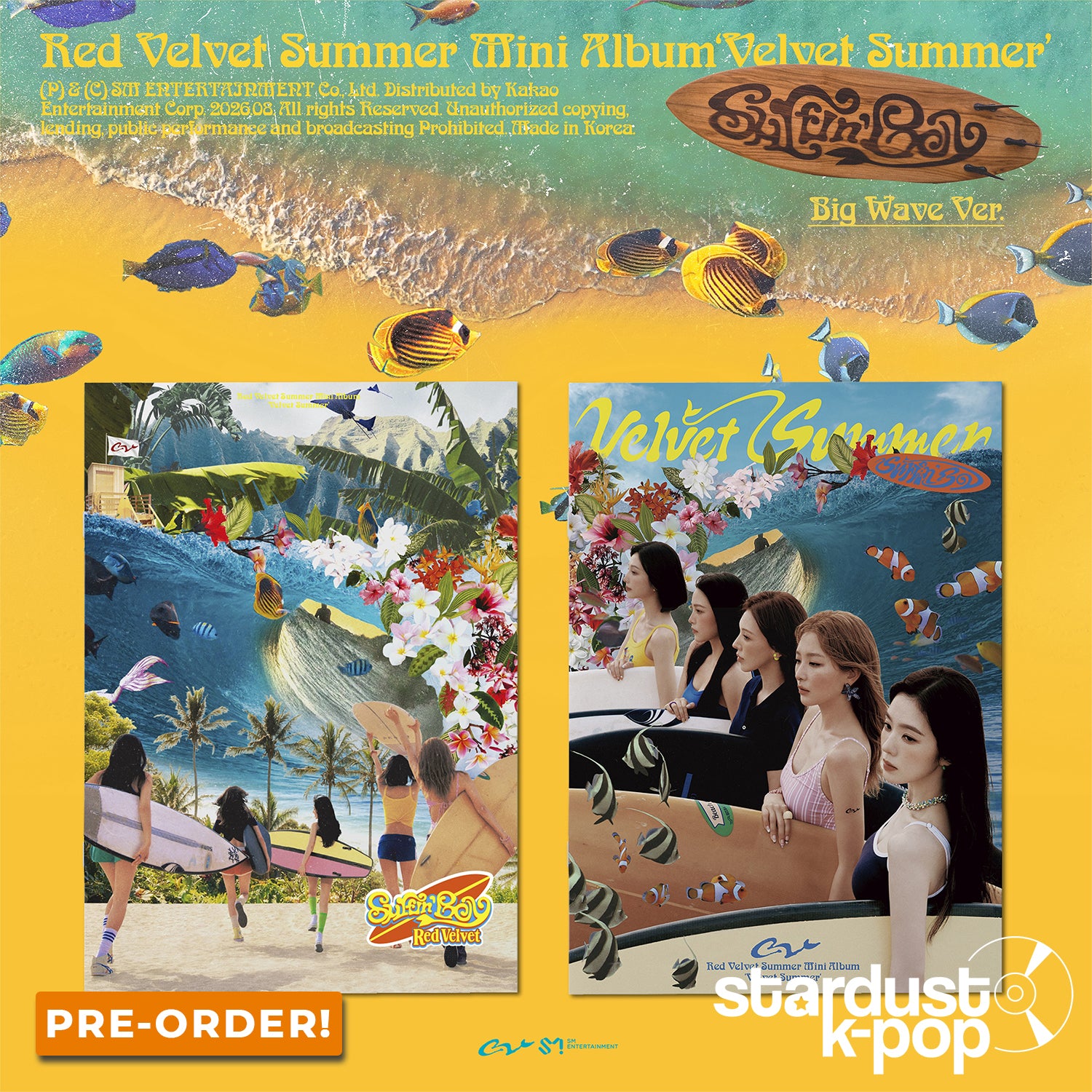 [PRE-ORDER] RED VELVET - VELVET SUMMER [Mini Album] Big Wave Ver.