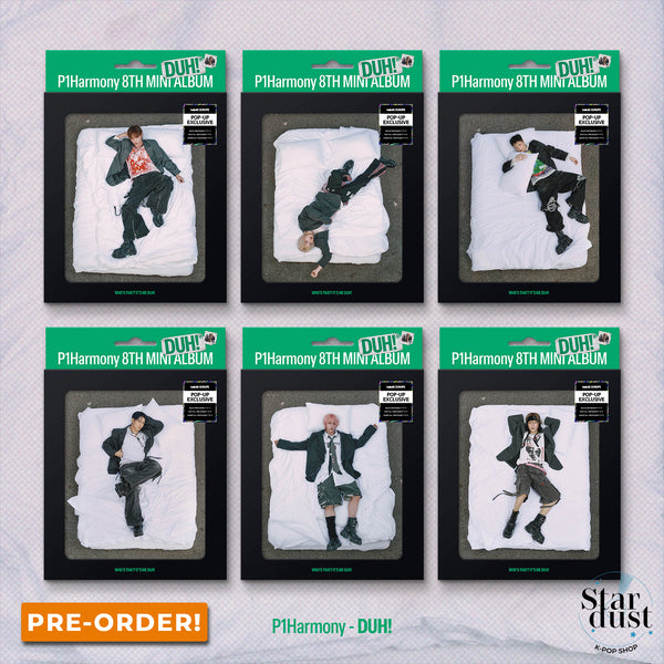 [PRE-ORDER] P1Harmony - DUH! [8th Mini Album] Europe POP-UP Exclusive Compact H Ver.