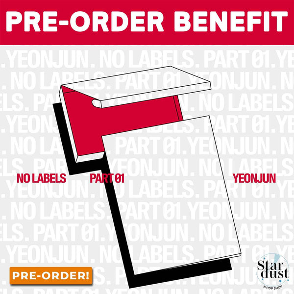 TXT YEONJUN - NO LABELS: PART 01 [Mini Album] Weverse Albums Ver. + PRE-ORDER BENEFIT