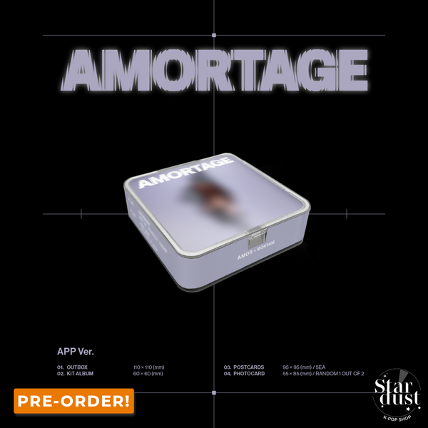 [PRE-ORDER] JISOO - AMORTAGE [Mini Album] App Ver.