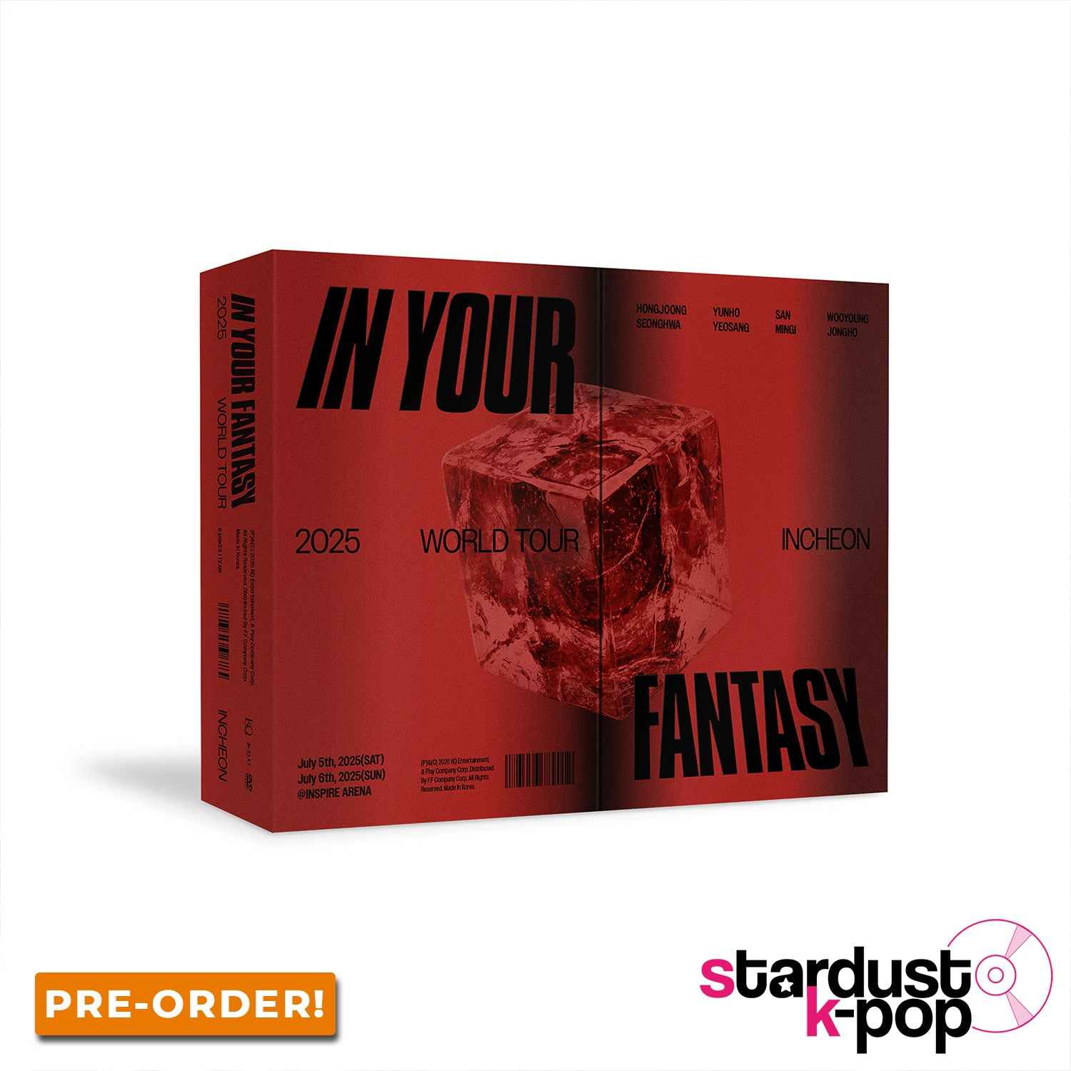 [PRE-ORDER] ATEEZ - 2025 WORLD TOUR [IN YOUR FANTASY] IN INCHEON DVD