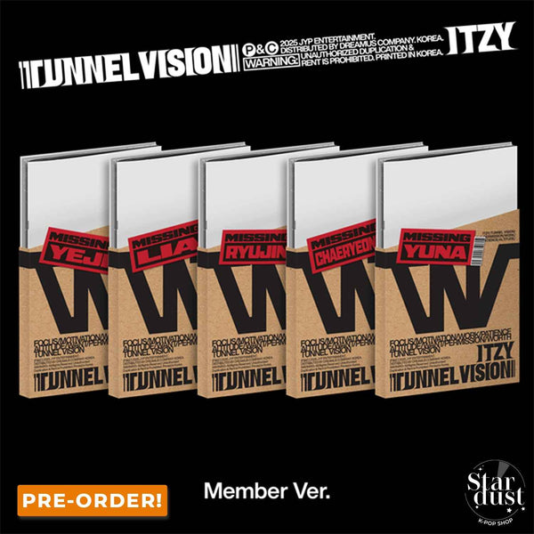 ITZY - TUNNEL VISION [11th Mini Album] Member Ver.