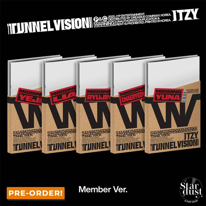 ITZY - TUNNEL VISION [11th Mini Album] Member Ver.