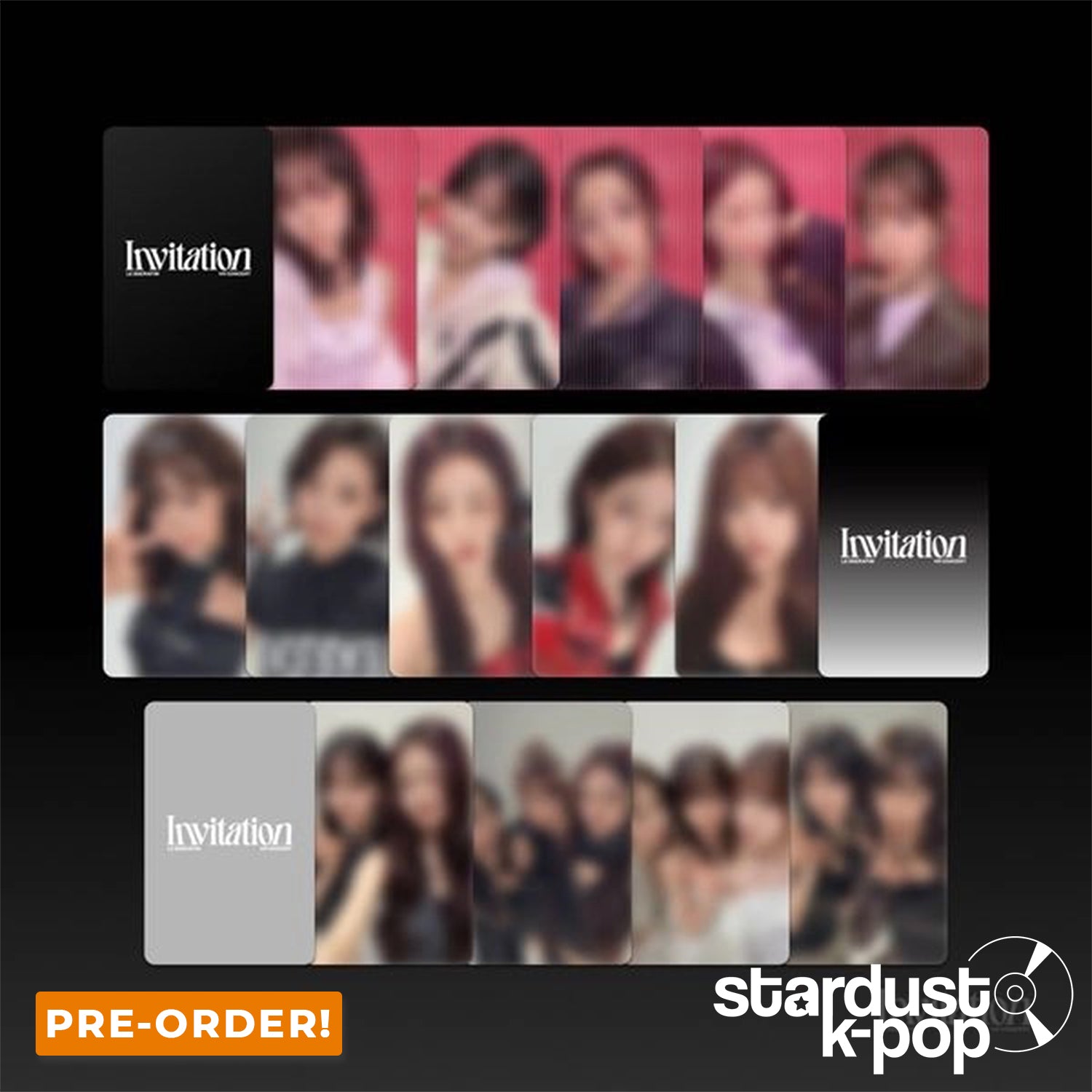 [PRE-ORDER] LE SSERAFIM - INVITATION [VR CONCERT] Lenticular Photocard Pack
