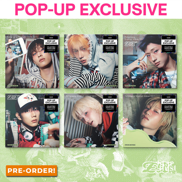 [PRE-ORDER] P1Harmony - EX [English Album] Compact Pop-Up Exclusive - Stardust K-pop Shop