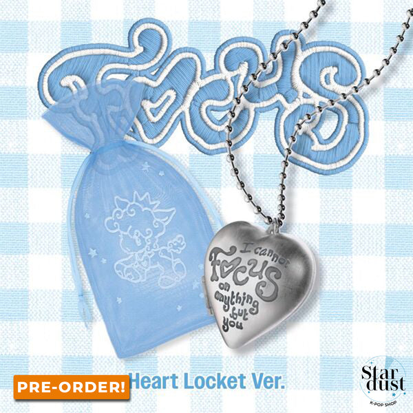 HEARTS2HEARTS - FOCUS [1st Mini Album] Heart Locket Ver - Stardust K-Pop Shop