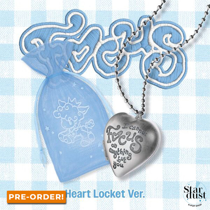 HEARTS2HEARTS - FOCUS [1st Mini Album] Heart Locket Ver - Stardust K-Pop Shop