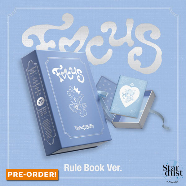 HEARTS2HEARTS - FOCUS [1st Mini Album] Rule Book Ver - Stardust K-Pop Shop