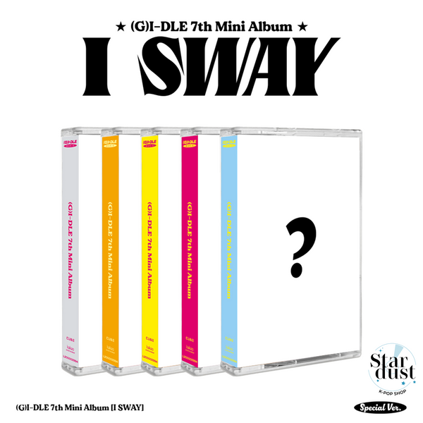 (G)I-DLE - I SWAY [7th Mini Album] Special Ver. + POSTER - Stardust K-pop Shop